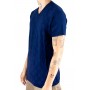 V-neck short-sleeved t-shirt