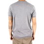 Camiseta de manga corta en v cuello