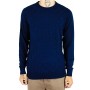 Round neck sweater checkered effect