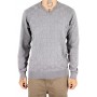 Sweater V-neck checkered effect