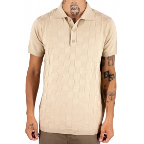 Polo manches courtes damier Polo manches courtes damier