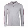 Einfarbiges Langarm-Poloshirt