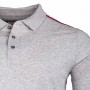 Einfarbiges Langarm-Poloshirt