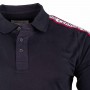 Einfarbiges Langarm-Poloshirt