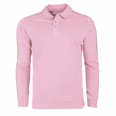 Uni manga larga polo