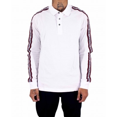 Uni manga larga polo