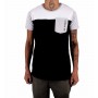 T-shirt t-shirt round neck tricolor