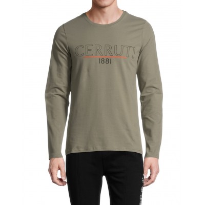Camiseta de manga larga cuello plano