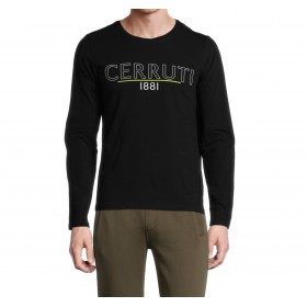 Camiseta de manga larga cuello plano