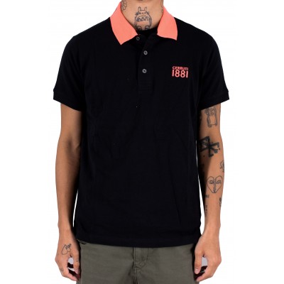Uni manga corta polo