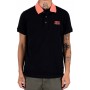 Uni manga corta polo