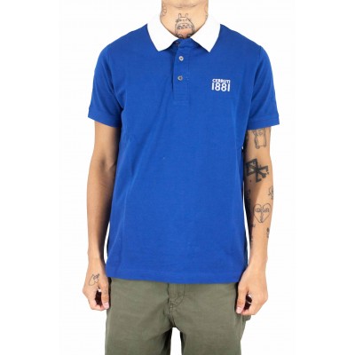 Uni manga corta polo
