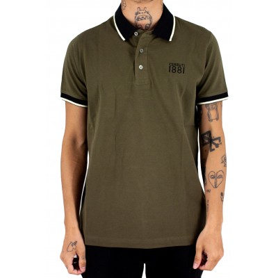 Uni manga corta polo