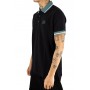 Uni manga corta polo