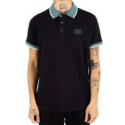 Uni manga corta polo
