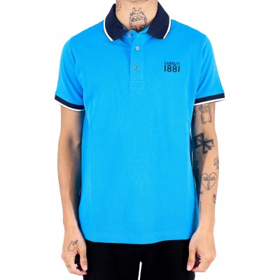 Uni manga corta polo