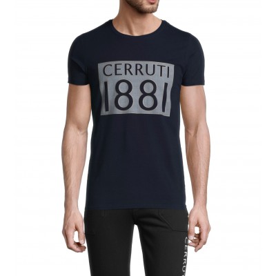 Kurzarm-T-Shirt Rundhals-Musterfront