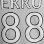 Camiseta de manga corta patrón de cuello redondo frente
