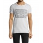 T-shirt manches courtes col rond motif devant