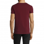 Short sleeve t-shirt V neck pattern in front