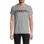 Short sleeve t-shirt V neck pattern in front