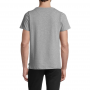 Short sleeve t-shirt V neck pattern in front